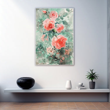 Wood Flowers Painting
